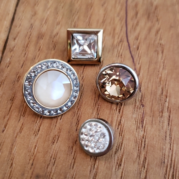 3 Qudo Stackable Interchangeable Rings 4 Tops - Picture 4 of 8